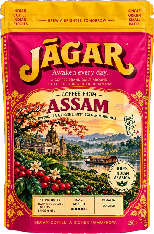 JĀGAR pack: Coffee from Assam (North-East India)